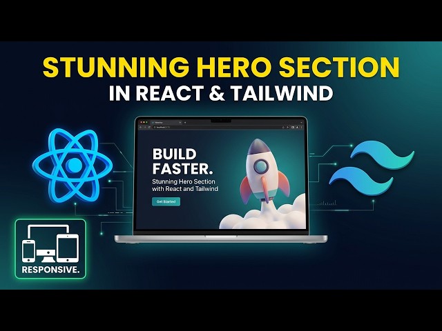 Professional Hero Section Build | React & Responsive Design