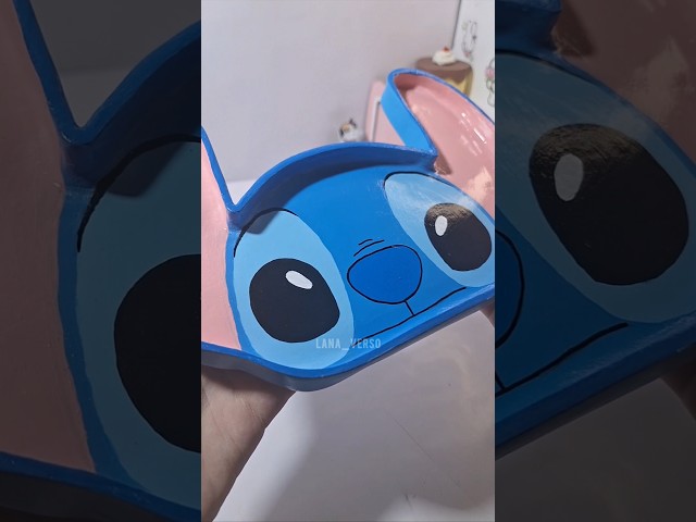 Stitch cold porcelain #diy #craft #handmade #art #cute #cake #tutorial #crafts #fyp #ideas