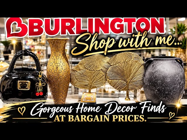 Burlington shop with me 👜| Gorgeous home decor finds at bargain prices #burlington