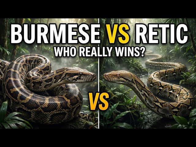 Burmese Python vs Reticulated Python: Which Giant Snake Really Wins? 🐍🔥