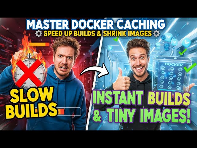 Master Docker Caching: Speed Up Builds & Shrink Images #docker  #devops  #softwareengineering