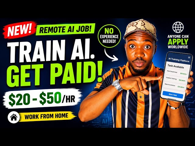 New Remote AI Job! Get Paid to Train AI From Home (No Experience + Anyone Can Apply Worldwide)