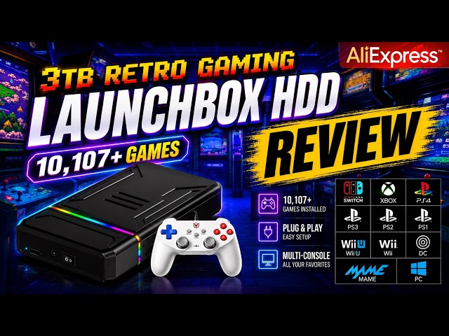 Is the 3TB LaunchBox Retro Gaming HDD worth it in 2026? 📝REVIEW VIDEO