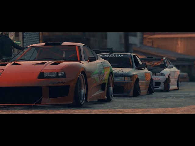 HIGH SPEED Garage meeting (Supra, Impreza, Skyline) | GTA Online Showcase