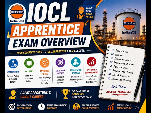 IOCL Apprentice Recruitment Guide | Trade, Technician & Graduate Apprentice Selection Strategy #IOCL