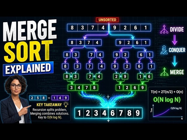 Data Structure and Algorithm | Lecture 7 | Mastering Merge Sort