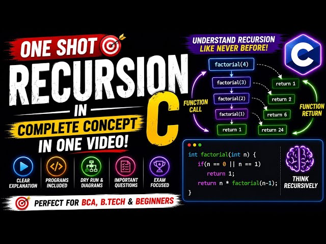 Lec 58 Recursion 