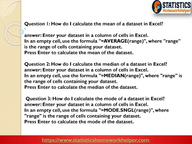 Statistics Homework Help