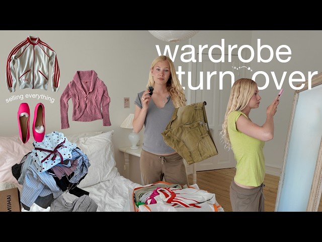 i'm selling all my clothes because i'm moving | trying on everything in my wardrobe