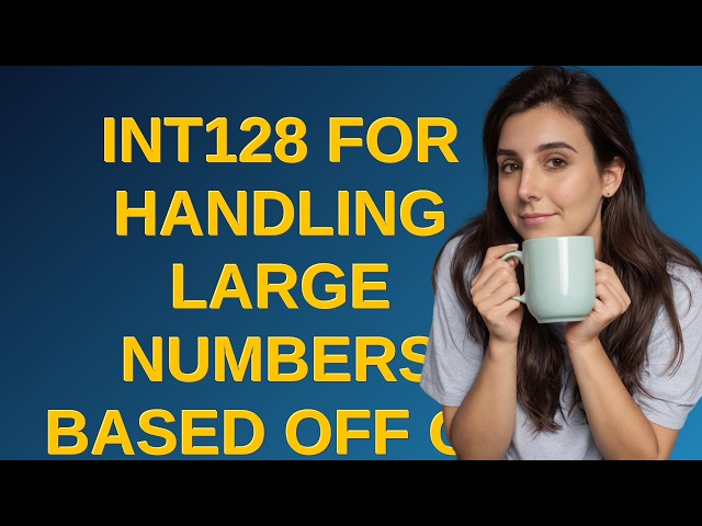 Codereview: Int128 for handling large numbers based off of BigInteger