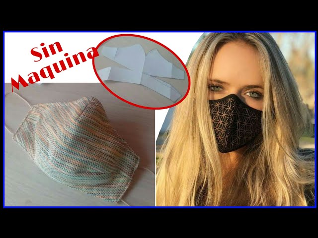 COMO HACER CUBREBOCAS-Como Hacer Tapabocas Casero-Mascarillas de Tela-Barbijos