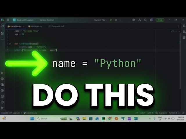 Python Variables: The Absolute Beginner's Guide