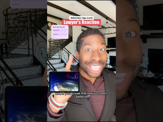 Passenger Refuses ID During Traffic Stop— Must She Give ID or Be Arrested? Attorney Ugo Lord Reacts!
