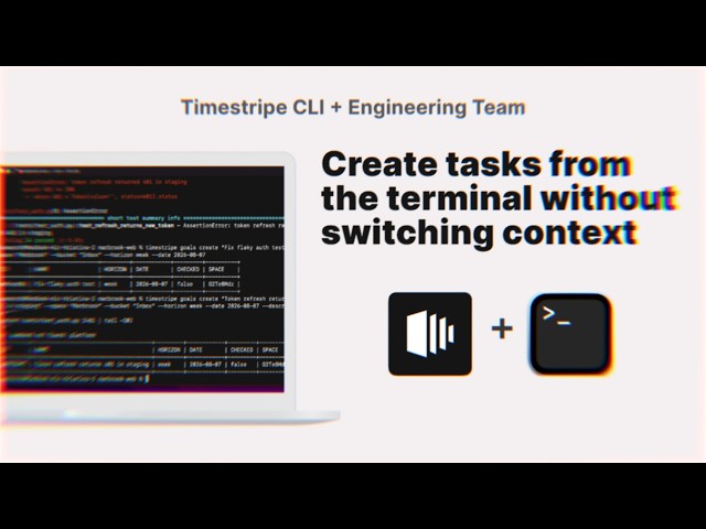 Create tasks from the terminal without switching context