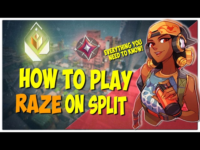 How To Master Raze on Split! 2025* | Valorant Map Guide
