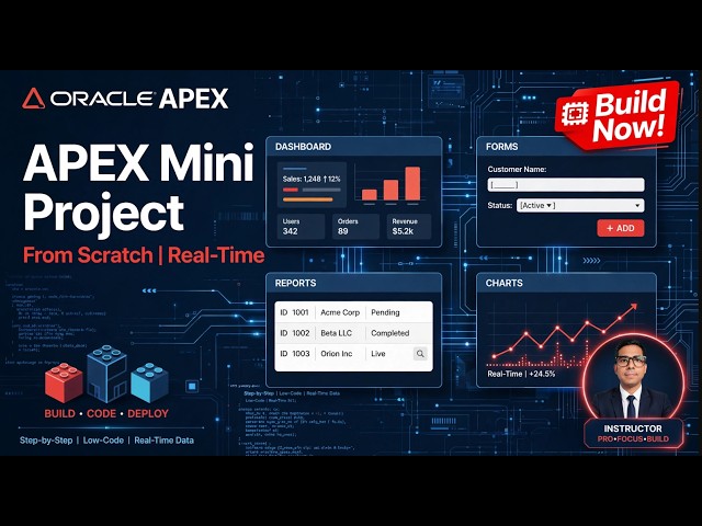 Oracle APEX Mini Project for Beginners | Step-by-Step Tutorial