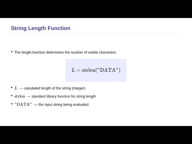 Statistical Computing Using C and C++ Programming - Character Arrays and Strings