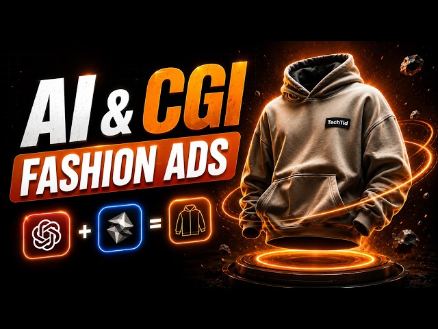 Create Stunning Fashion Ads with AI & CGI - Full Tutorial