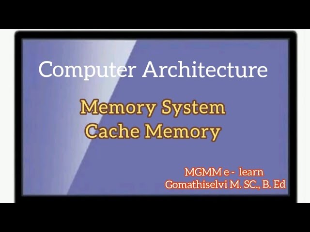 Cache Memory in memory system... tamil
