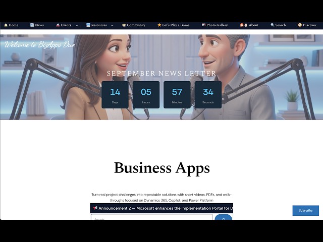 Meet BizAppsDuo — Real-World Dynamics 365, Copilot & Power Platform Know-How