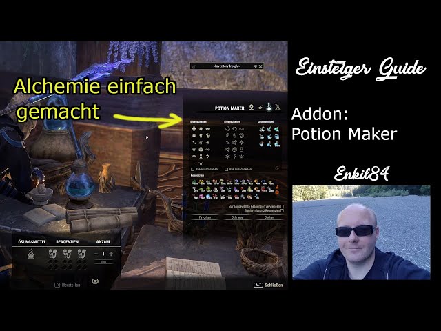 Potion Maker ESO Addon – Deutsch erklärt | Demo, Installation & Einrichtung