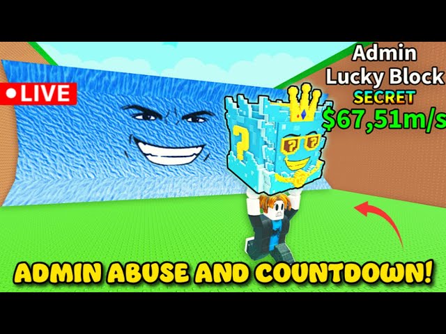 LIVE 🔴ADMIN ABUSE + OG UPDATE & GIVEAWAY Escape Tsunami for Brainrots  | Roblox #adminabuse