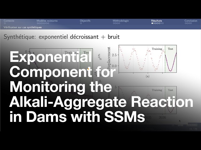 Exponential Component for Monitoring the Alkali-Aggregate Reaction in Dams with SSMs