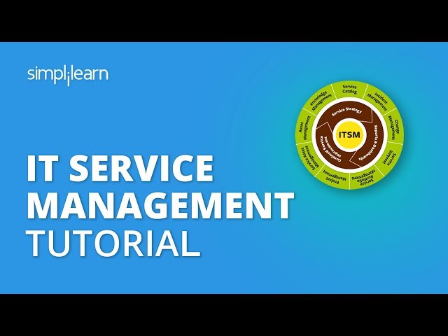 IT Service Management Tutorial | What Is ITSM? | ITIL Foundation Training | Simplilearn