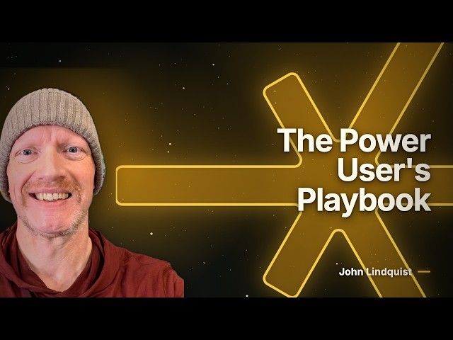 John Lindquist | The Agentic Power User's Playbook | AI ❤️ Monorepos Conf