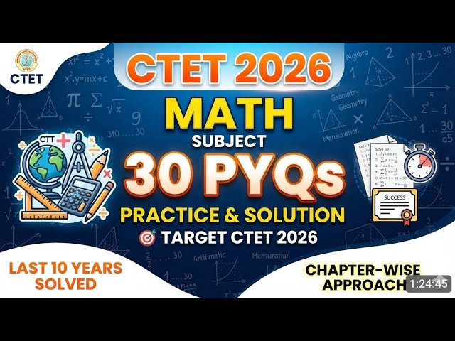: Math Level 1: 30 Previous Year Questions (PYQs) Solved Step-by-Step