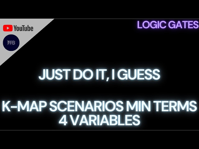 Solving 4-Variable K-Maps Part 1 (NAND Circuits!)