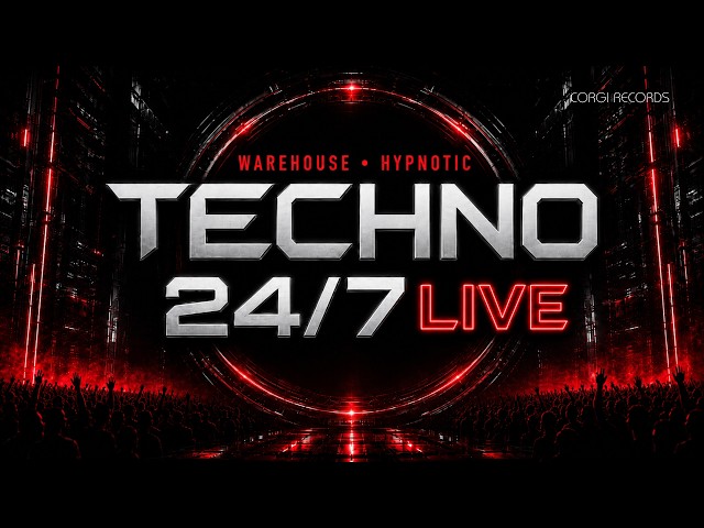 Techno Club Radio 24/7 • Rave, Warehouse & Hypnotic | Corgi Records