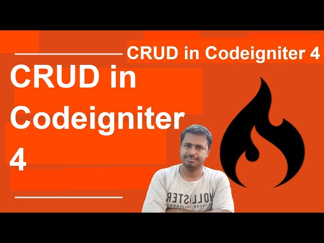 Crud operation in Codeigniter 4 | Crud in ci | crud example in ci | CRUD in Codeigniter 4 Tutorials