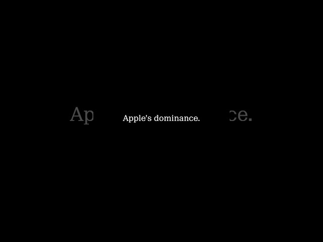 The Beginning of the End of Apple’s Dominance