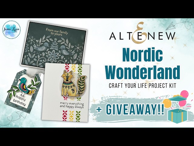 🌟Create Stunning Cards with the Altenew Nordic Wonderland Craft Your Life Kit + GIVEAWAY! 🎁