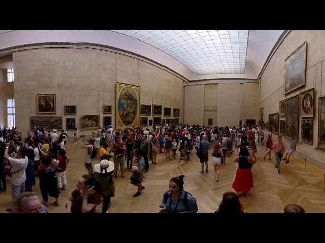 Inside the Louvre - Italian Art Mona Lisa - 360 Video