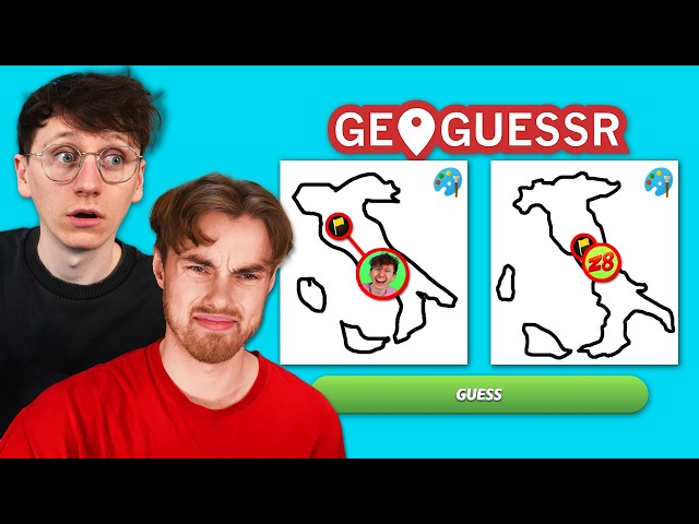 Geoguessr but you have to draw the country you think it is