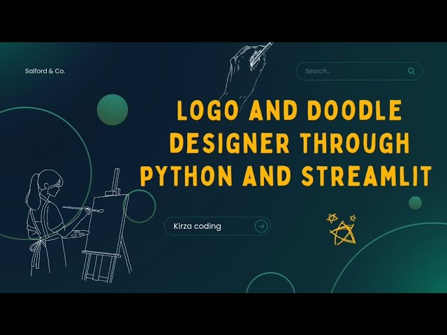 Python Drawing App Tutorial – Make Logos & Sketches!🤟😍
