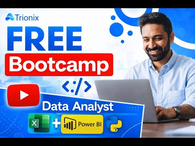 Free Data Analytics Bootcamp Day 3 | Trionix Tech Live