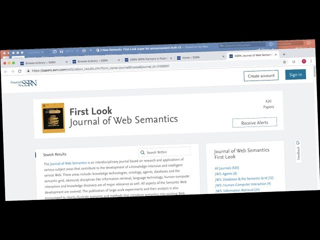 SSRN First Look