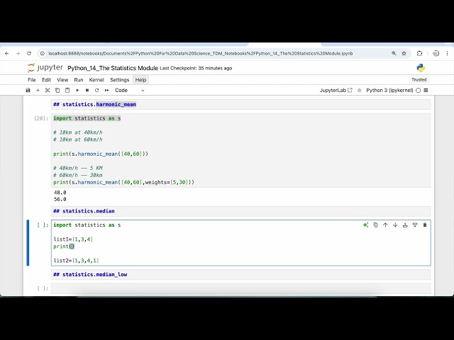 What is statistics.median function in python | How to use statistics.median function in python