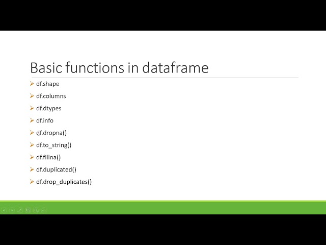 session6 | Python DataFrame Operation2