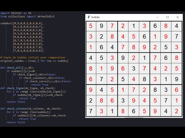 Python Sudoku Solver