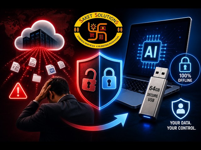 Offline AI का सच: Cloud Data Privacy का अंत? | Local AI, Private AI & Saket Solutions