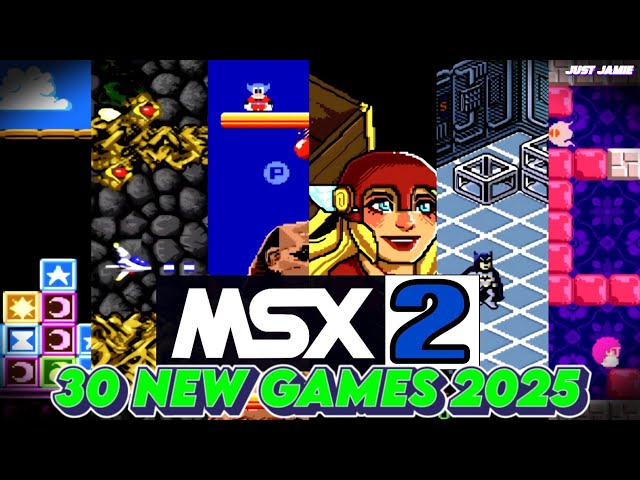 The Best MSX2 Homebrew Games Ever! (Time Stamps/Links) #msx #msx2 #retrogames