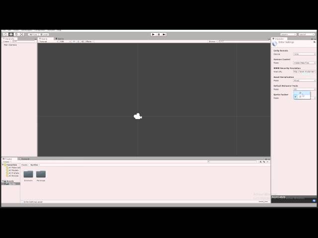 Características 2D en Unity 4.5-1 Creando un VideoJuego 2D en Unity 4 5