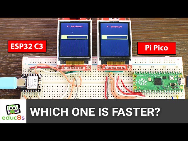 Raspberry Pi Pico vs ESP32 C3 vs ESP32: The ULTIMATE Speed & Power Benchmark!