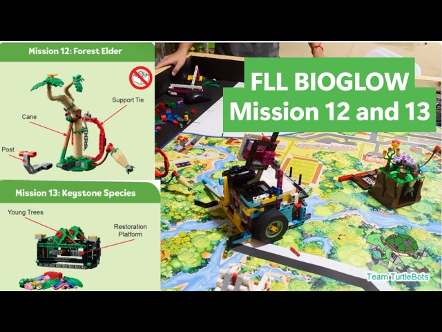 FLL BIOGLOW M12&M13 Forest Elder & Keystone - Marching to Max Points #fll #bioglow #lego #mission