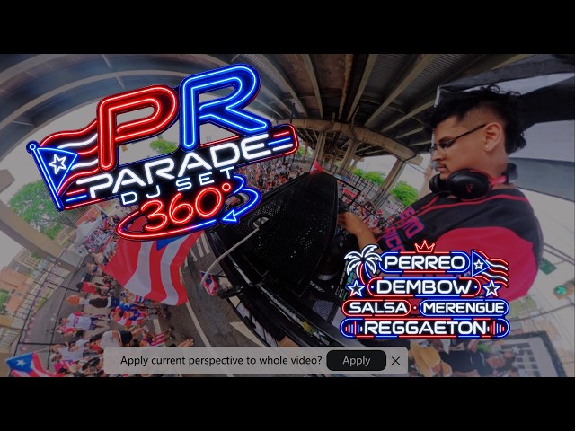 Puerto Rican Day Parade | 360° DJ Set | Salsa, Reggaeton, Dembow & More
