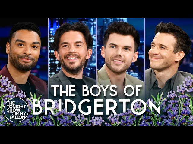 The Boys of Bridgerton: Regé-Jean Page, Jonathan Bailey, Luke Newton and Luke Thompson